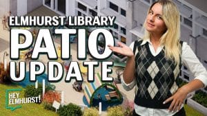 Elmhurst Library New Patio, Holiday Shopping & Thanksgiving Events