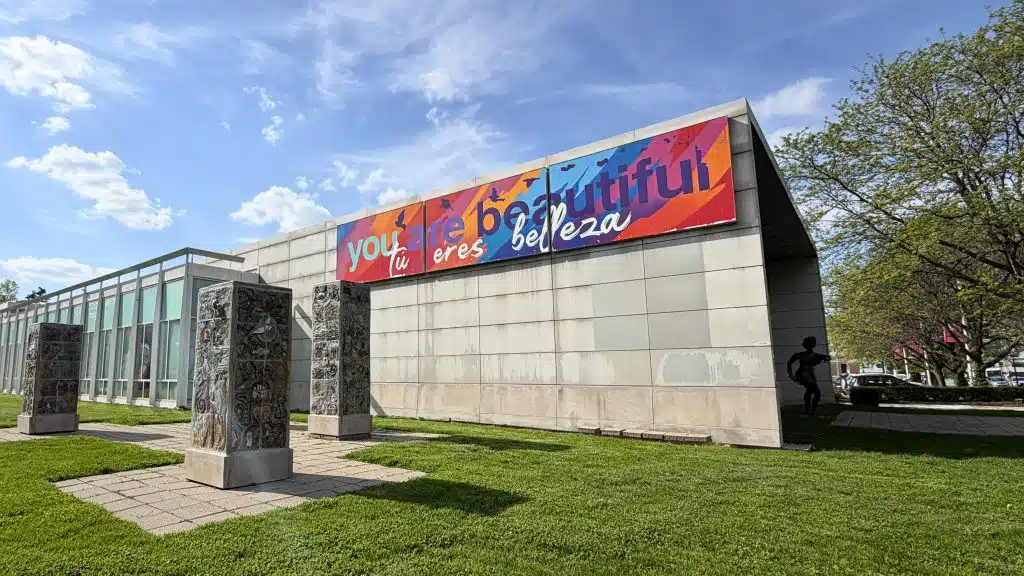 Hey Elmhurst! - Art Crawl - Elmhurst Art Museum - You Are Beautiful mural